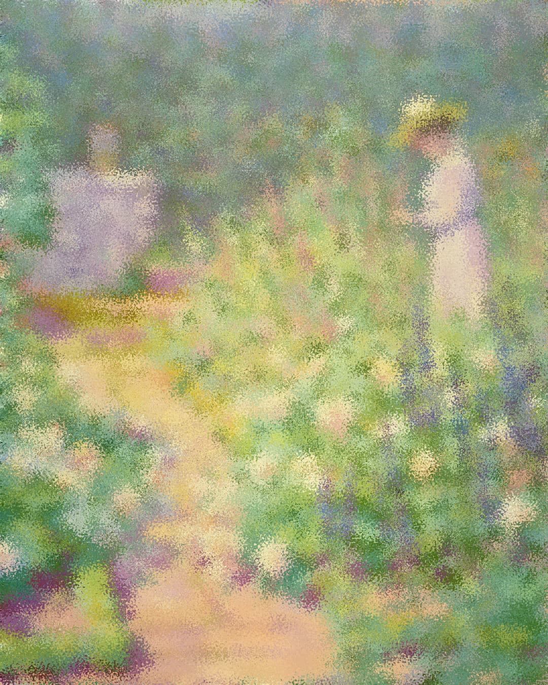 Impressionist painting of figures walking through a sunlit garden — artwork for the AERDE PPWR packaging regulation guide